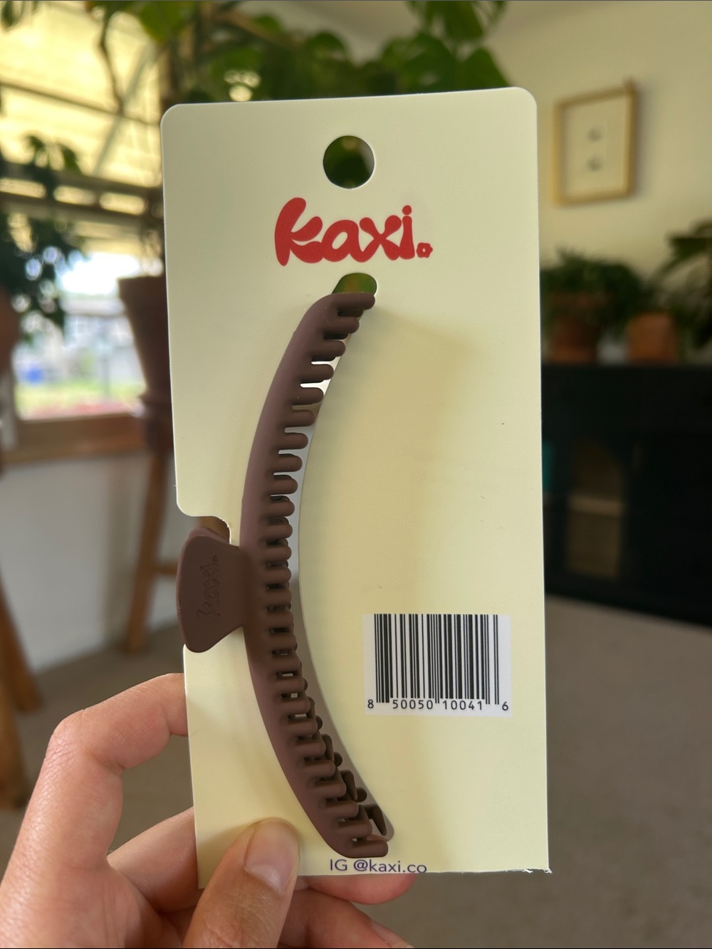 Kaxi Brown Banana Hair Clip - Picture 2 of 2